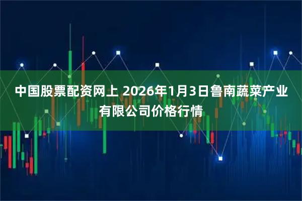 中国股票配资网上 2026年1月3日鲁南蔬菜产业有限公司价格行情